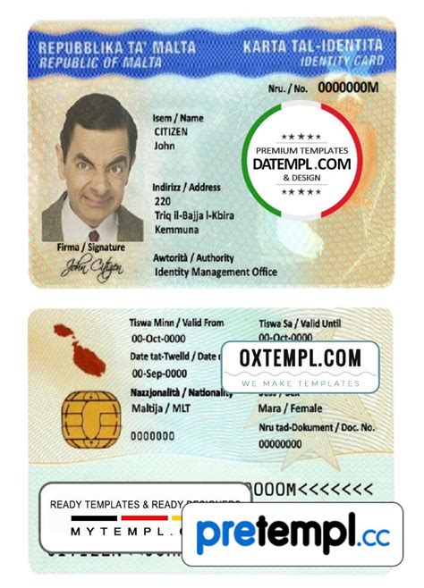 smart card office malta|maltese id card online.